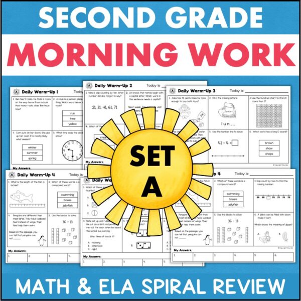 morning work 2nd grade A